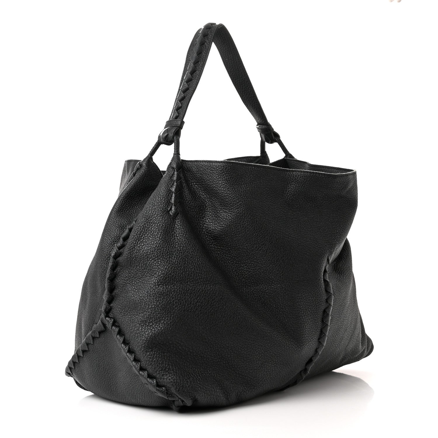 Bottega Veneta Cervo Deerskin Hobo Black 3 of 10
