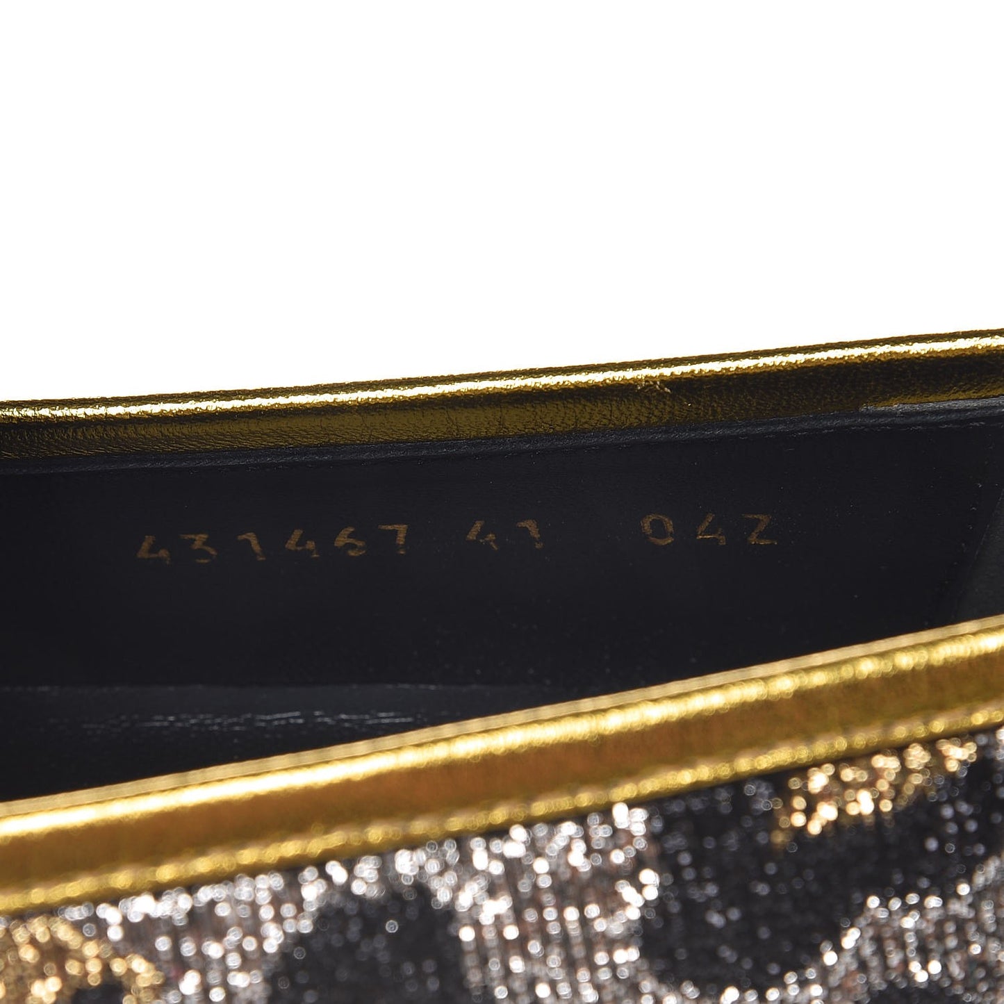 Jacquard Leopard Print Horsebit Jordaan Loafers 41 Gold