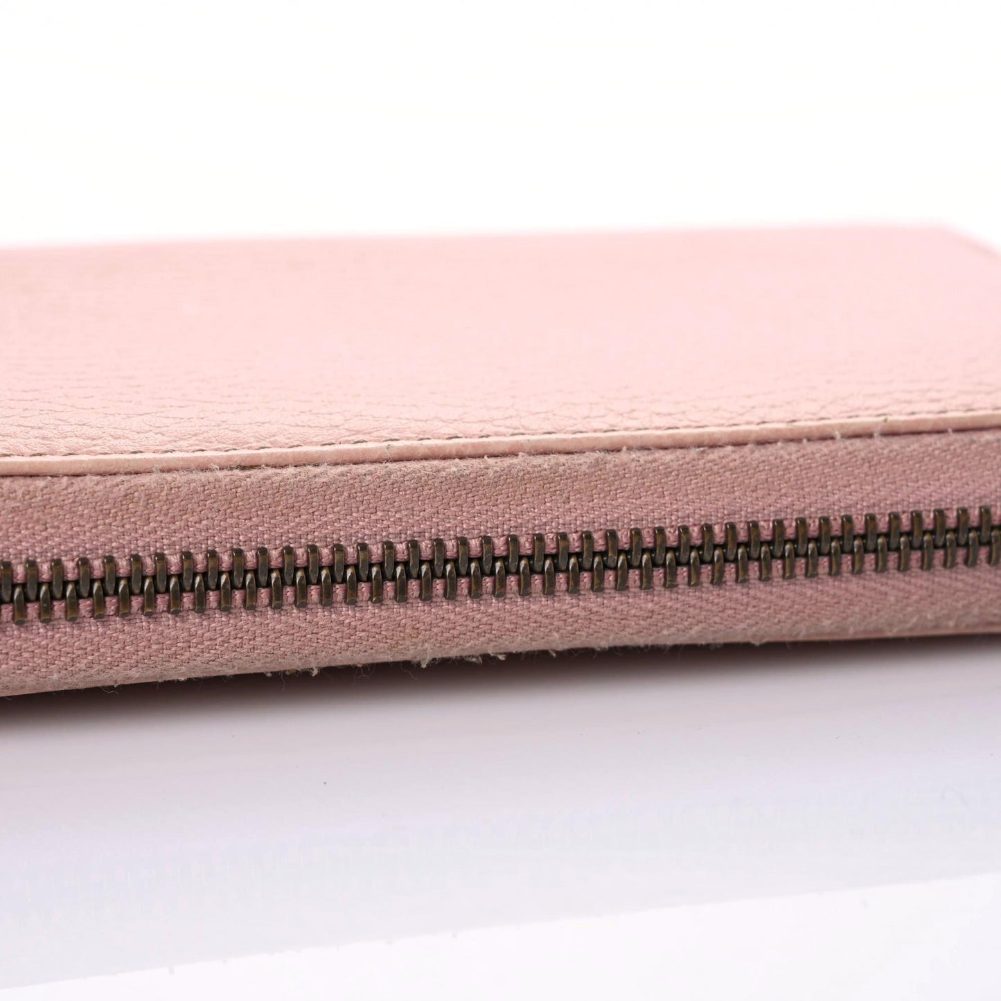 Calfskin Butterfly Farfalla Zip Around Wallet Perfect Pink