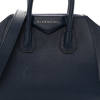 Givenchy Sugar Goatskin Mini Antigona Night Blue 8 of 11