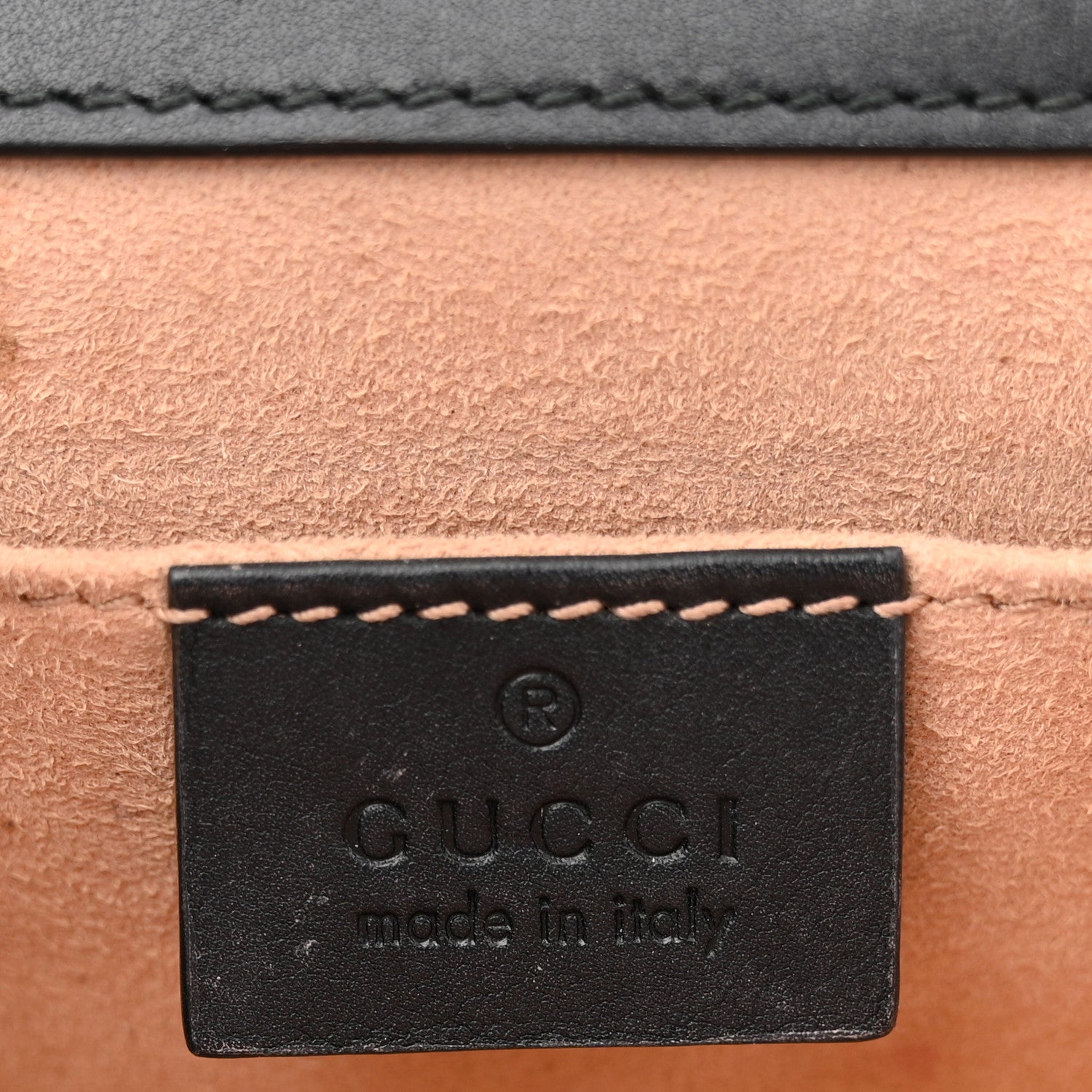 Gucci GG Supreme Monogram Bees Small Padlock Shoulder Bag Black 6 of 13