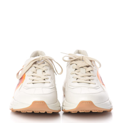 Gucci Calfskin Interlocking G Heart Rhyton Sneakers 40 Mystic White 2 of 13