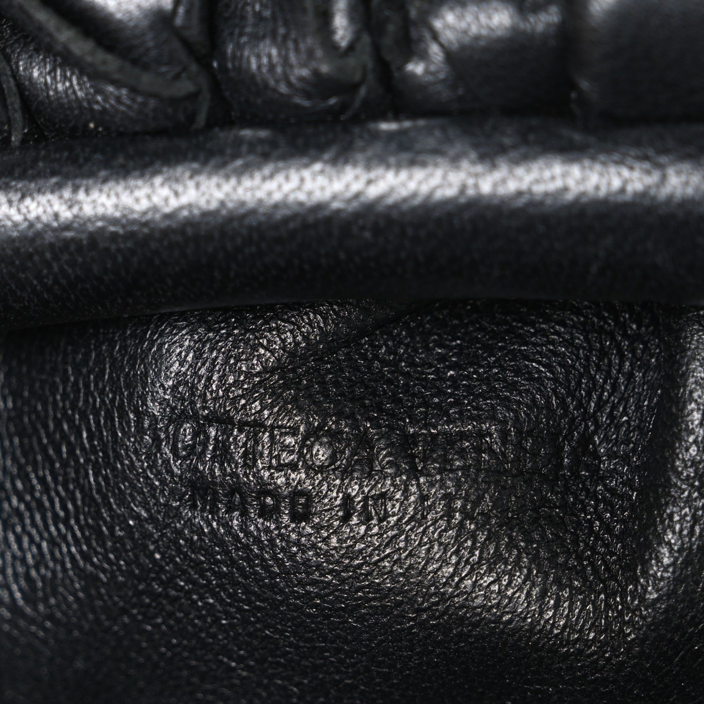 Nappa Intrecciato The Mini Pouch Black
