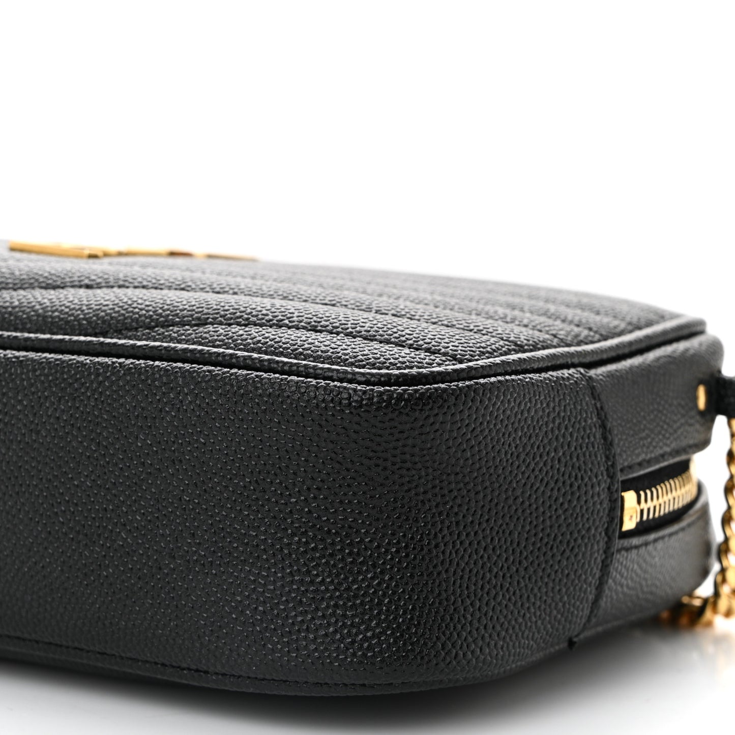 Grain De Poudre Matelasse Monogram Mini Lou Camera Bag Black