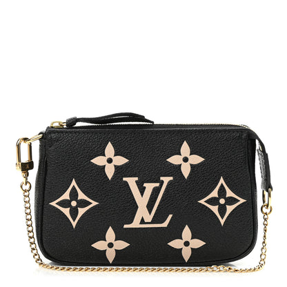 Louis Vuitton Empreinte Monogram Giant Mini Pochette Accessories Black 1 of 8