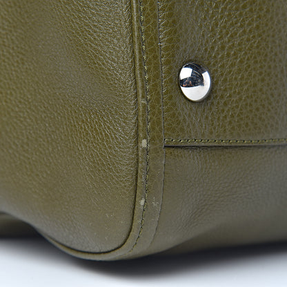 Gucci Pebbled Calfskin Tote Dark Green 11 of 15