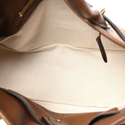 Miu Miu Nappa Large Aventure Bag Cognac Sabbia 5 of 10