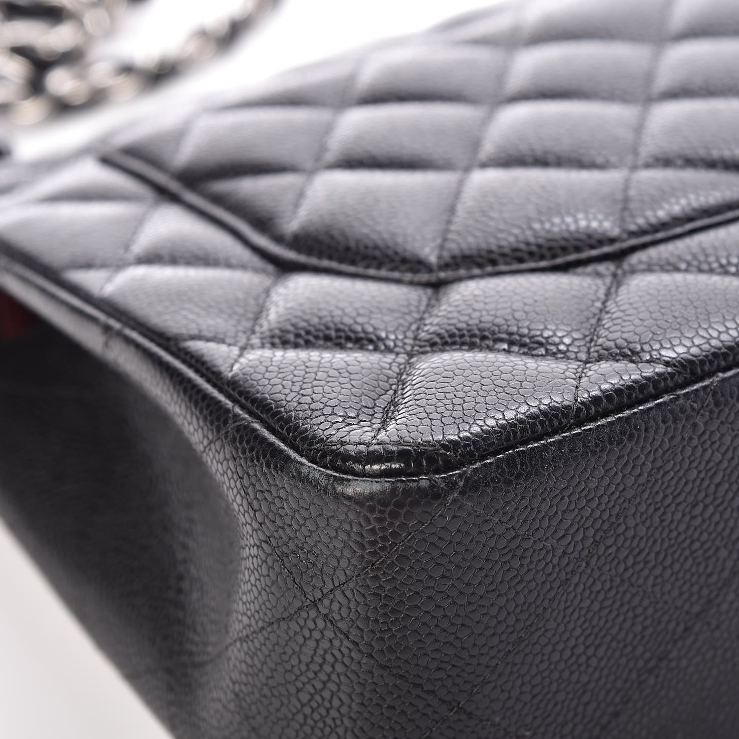 Chanel Caviar Quilted Jumbo Double Flap Black 9 of 14