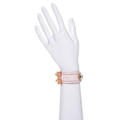 Louis Vuitton Monogram Cherry Blossom Address Wish Bracelet Pink 2 of 4