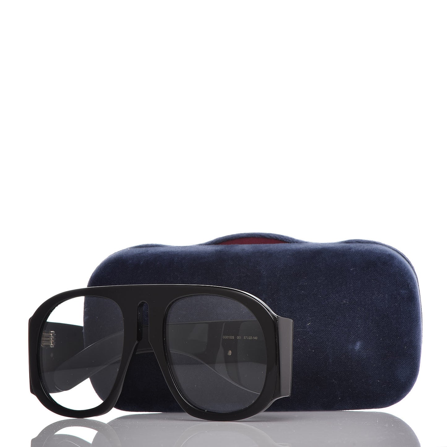 Oversized Aviator Sunglasses GG0152S Black