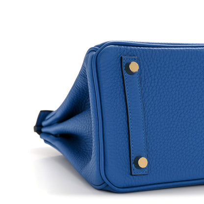 Hermes Togo Birkin 25 Bleu Zellige 8 of 10