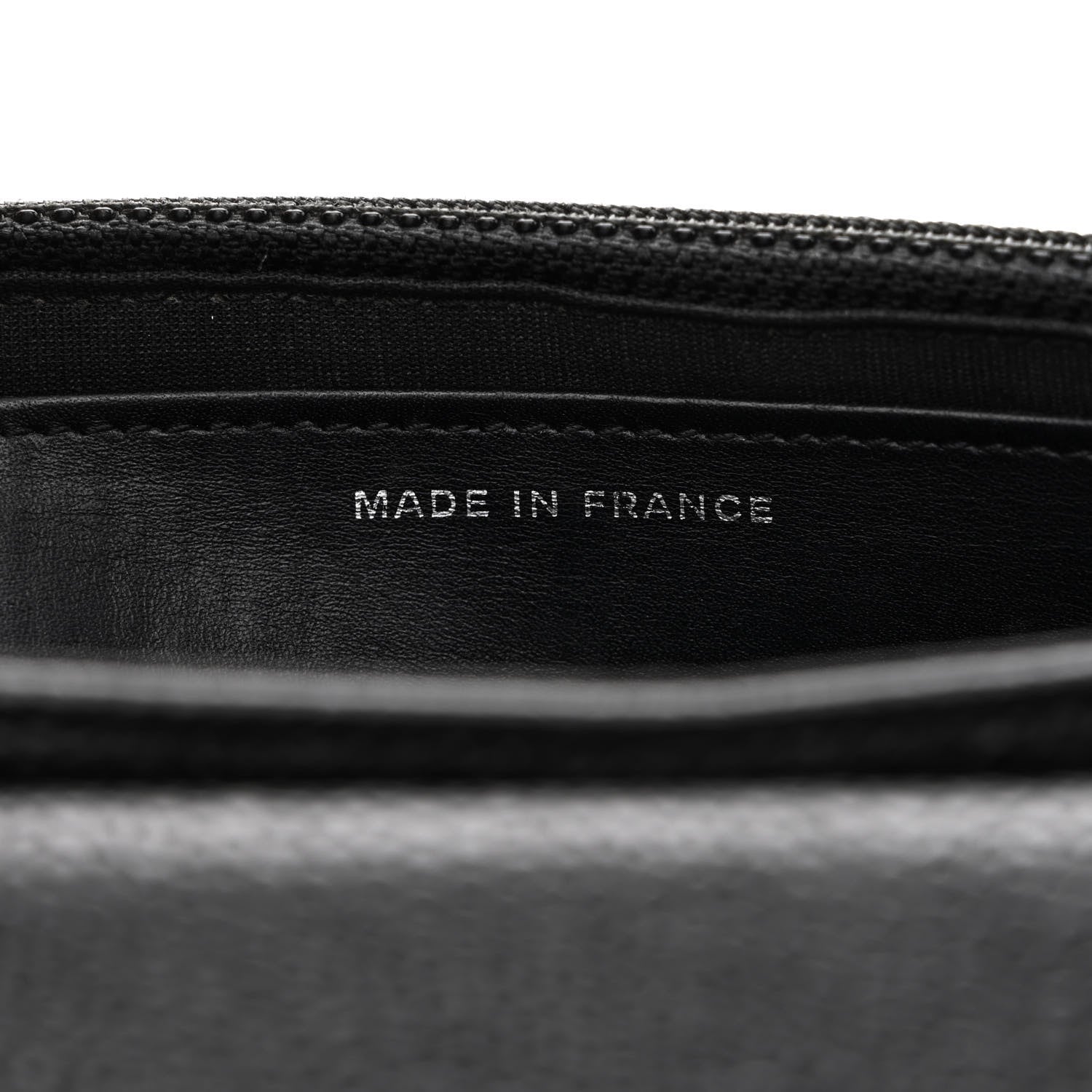 Chanel Caviar Half Moon Wallet On Chain WOC Black 7 of 12