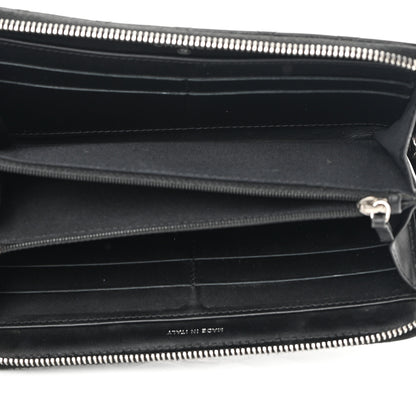 Chanel Patent Quilted Zip Around Wallet Black 4 of 10