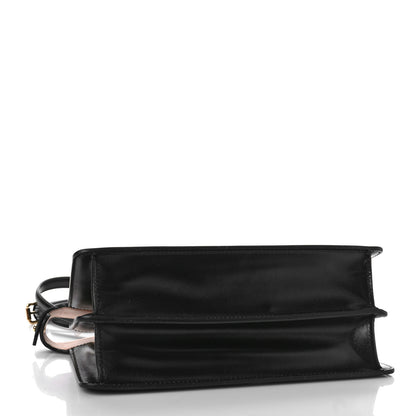 Fendi Vitello King Luxor Shiny Nappa Medium Peekaboo I SEE U East West Satchel Black Light Rose 4 of 8