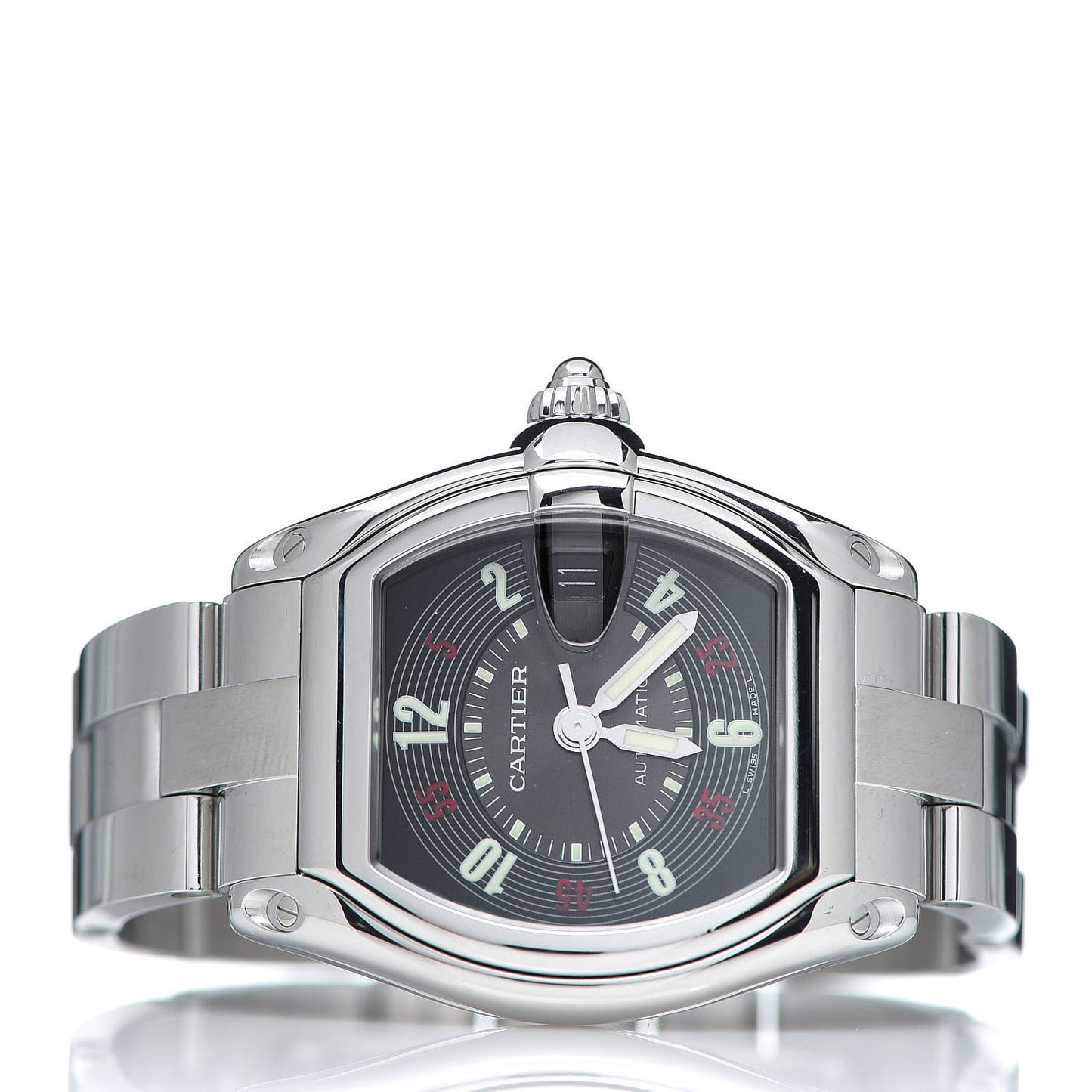Stainless Steel 37mm Roadster Automatic Watch Black