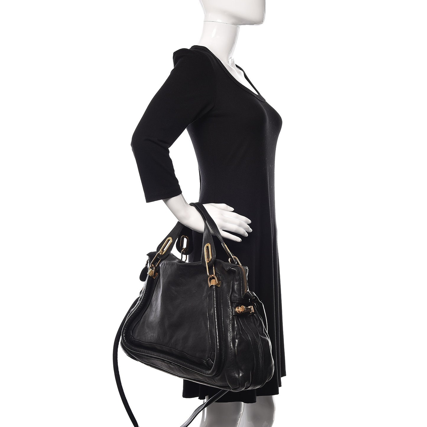 Calfskin Large Paraty Black