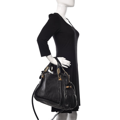 Chloe Calfskin Large Paraty Black 3 of 15