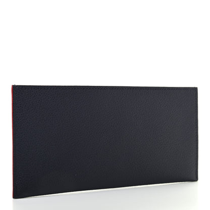Louis Vuitton Calfskin Felicie Chain Wallet Card Holder Insert Marine Rouge 3 of 6