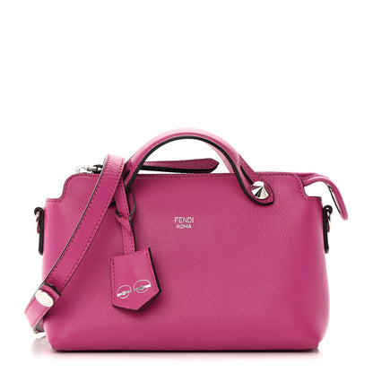 Fendi Vitello Dolce Mini By The Way Boston Bag Magenta 1 of 11