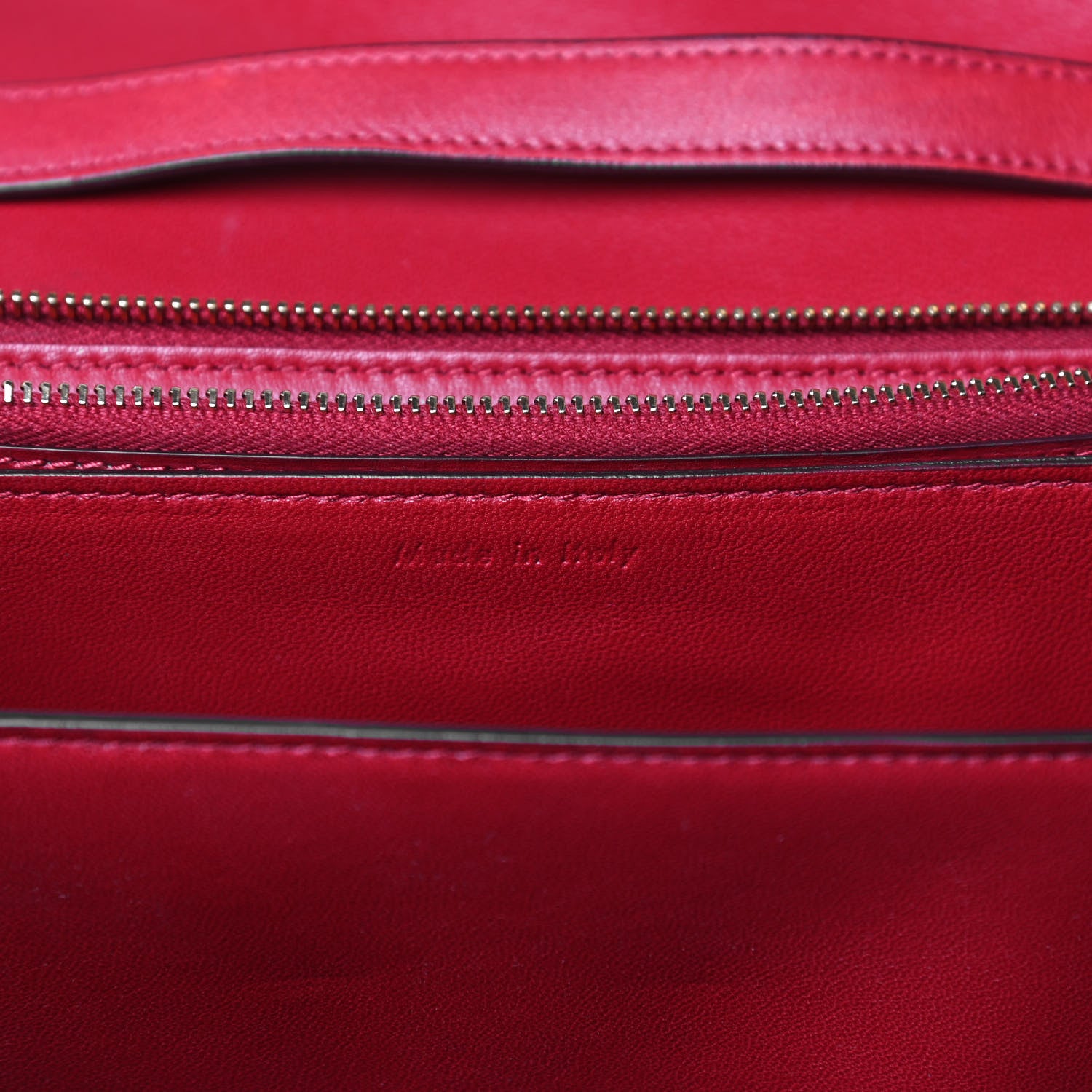 Celine Box Calfskin Medium Classic Box Flap Bag Red 7 of 17