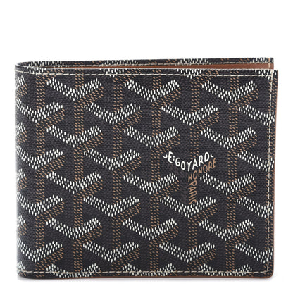 Goyard Goyardine Saint Florentin Bi-Fold Wallet Black Gold 1 of 6
