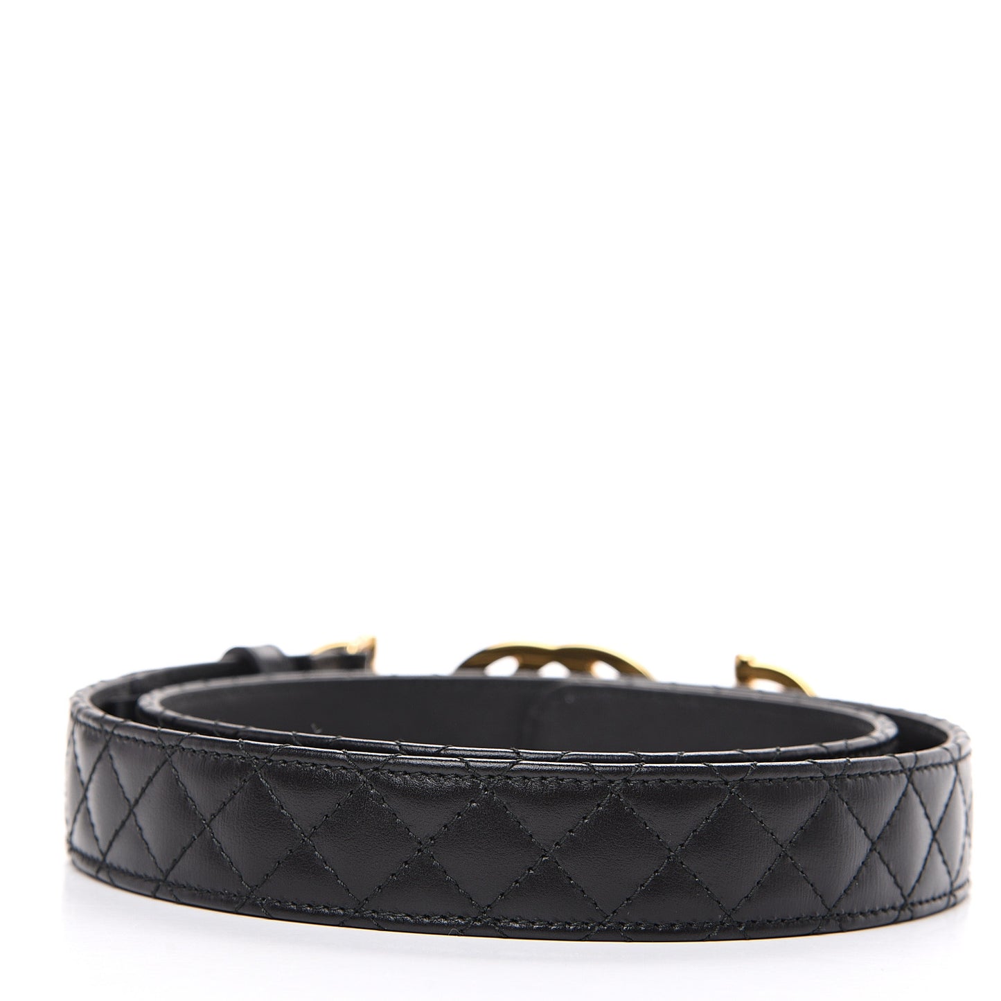 Calfskin Trapuntata Zumi 30mm Belt 85 34 Black