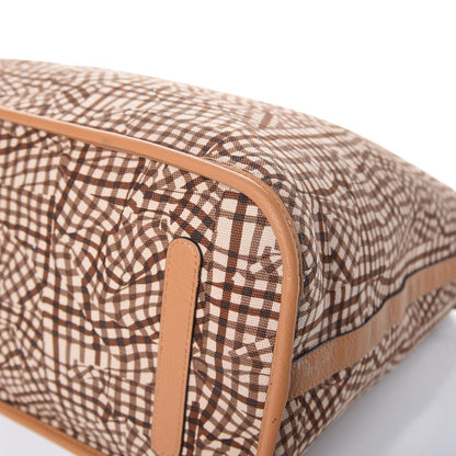 MCM Visetos Large Liz Reversible Shopper Tote Cognac 13 of 15