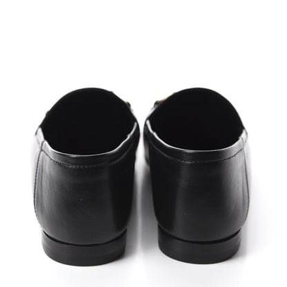 Gucci Lambskin Womens Brixton Horsebit Loafers 35.5 Black 5 of 10