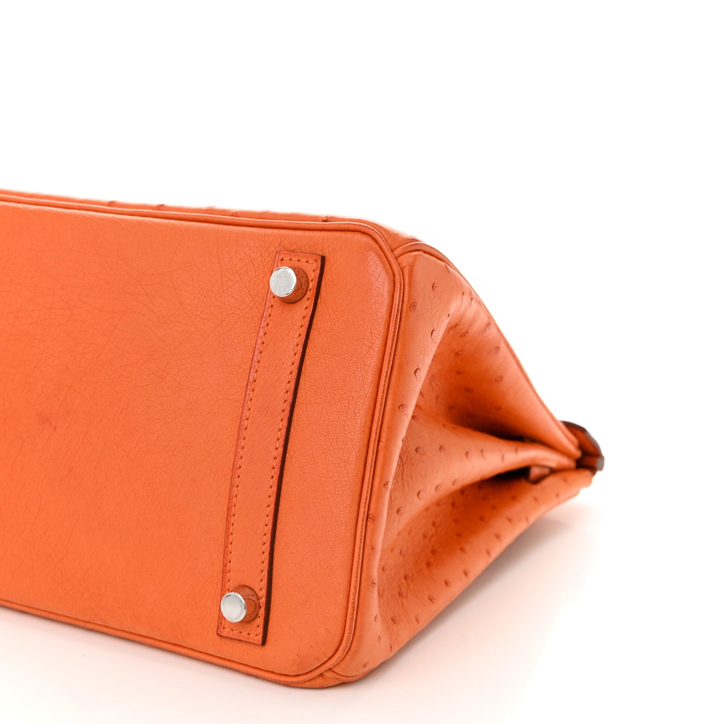 Ostrich Birkin 30 Orange