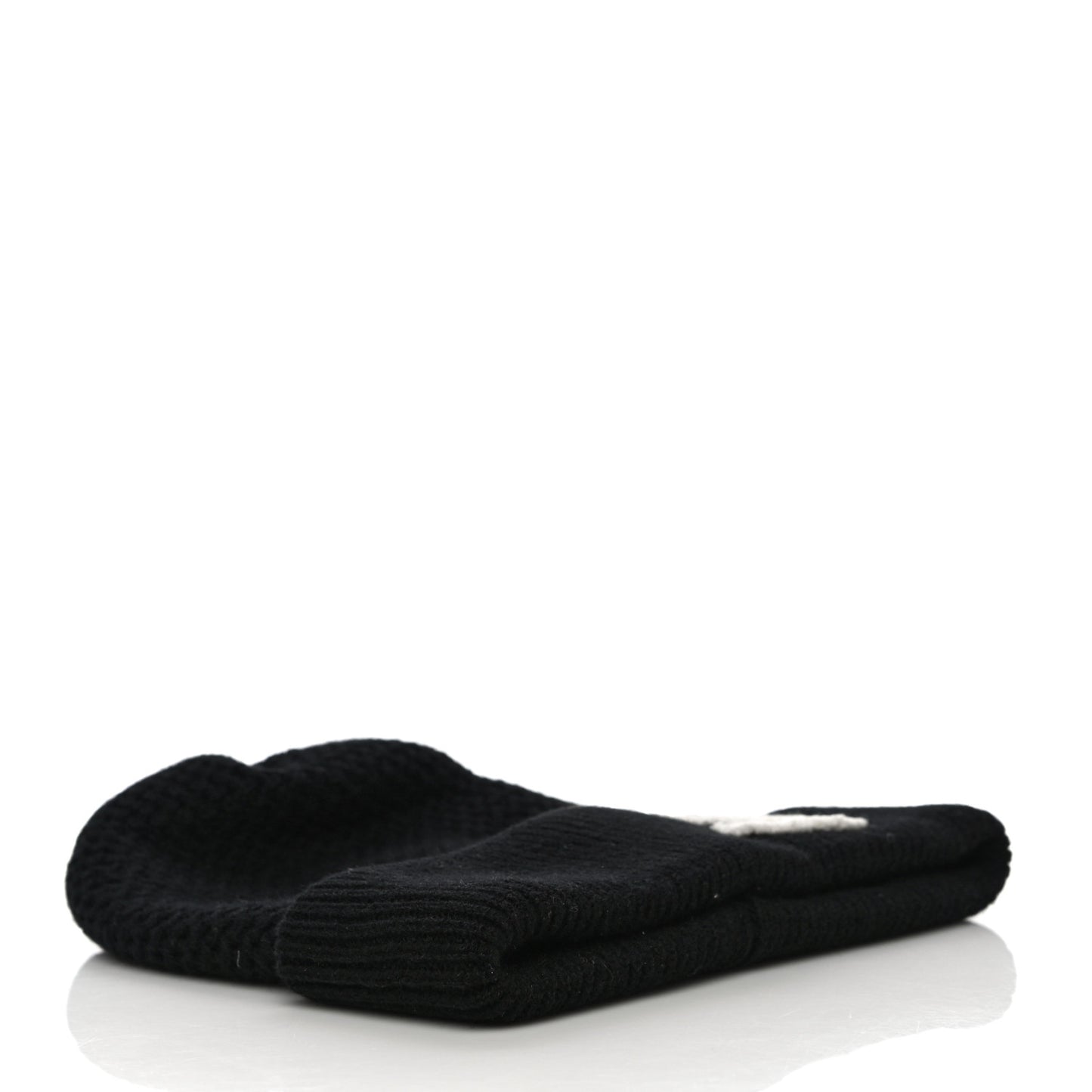 Cashmere CC Logo Beanie Hat Black