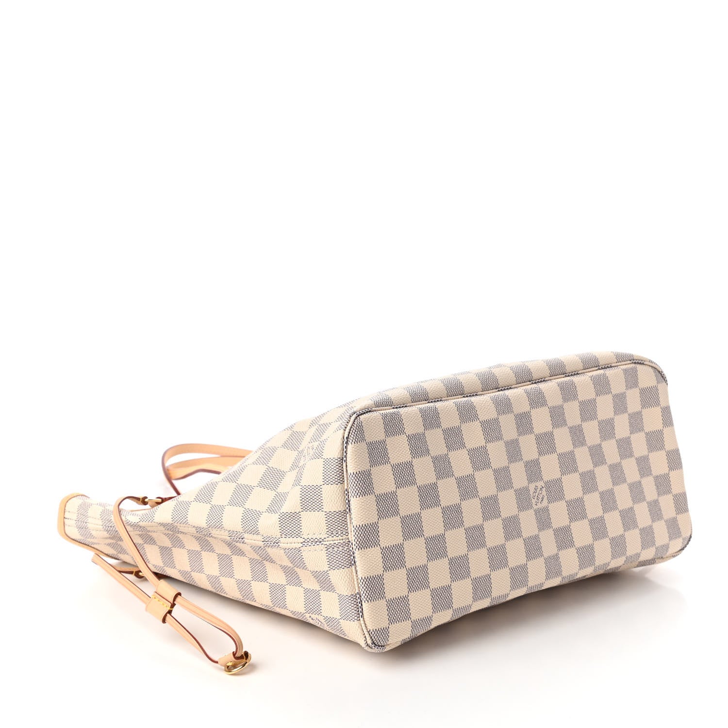 Louis Vuitton Damier Azur Neo Neverfull MM Rose Ballerine 4 of 10