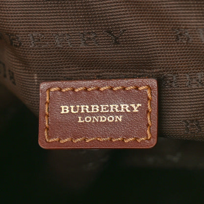 Burberry Haymarket Check Bowling Bag Brown 6 of 17