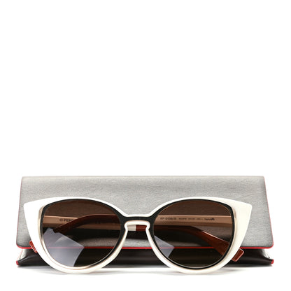 Fendi Cat Eye Paradeyes Sunglasses White 8 of 8