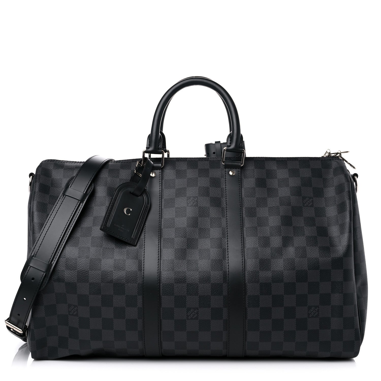 Louis Vuitton Damier Graphite Keepall Bandouliere 45 1 of 10