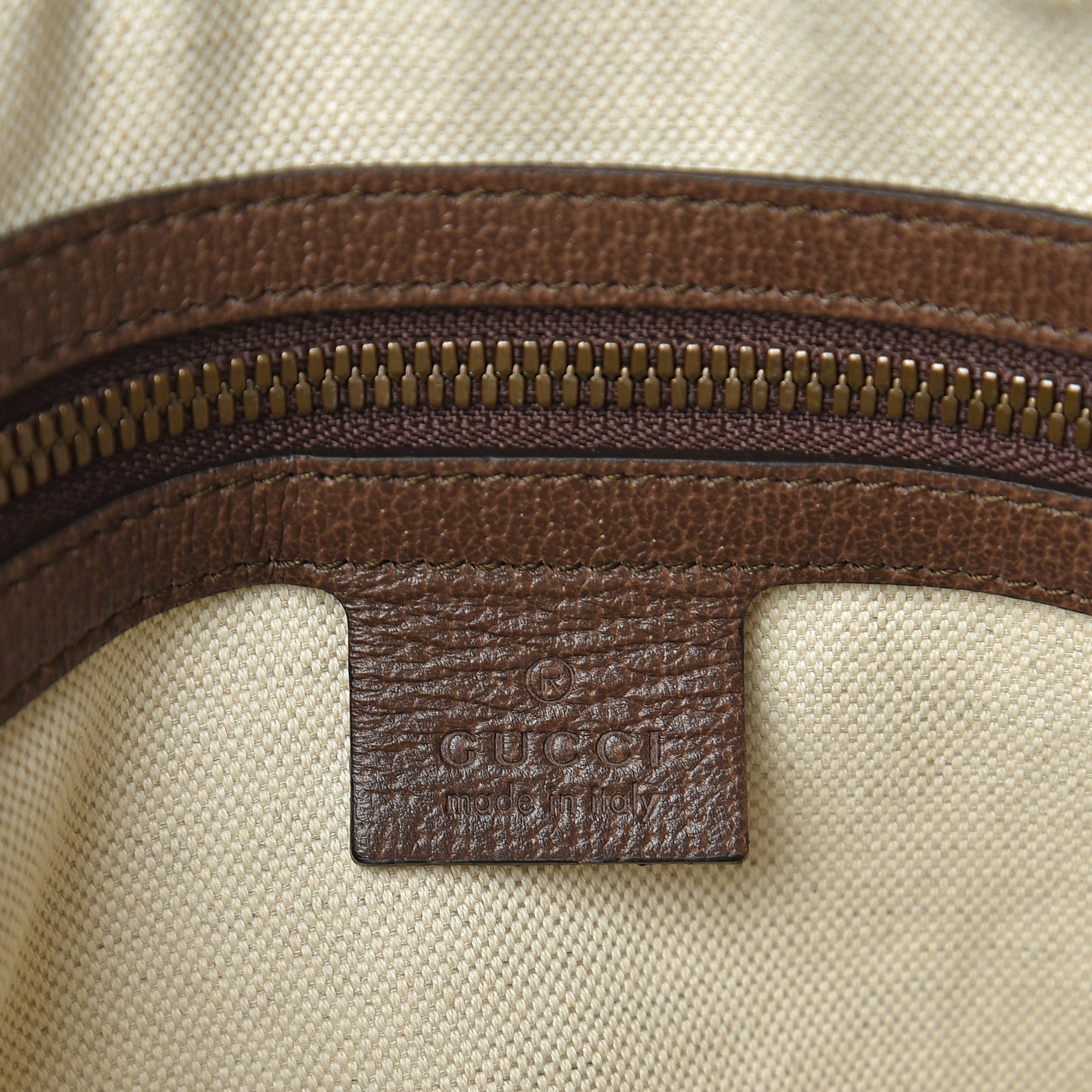 GG Supreme Monogram Web Small Ophidia Messenger Bag Brown