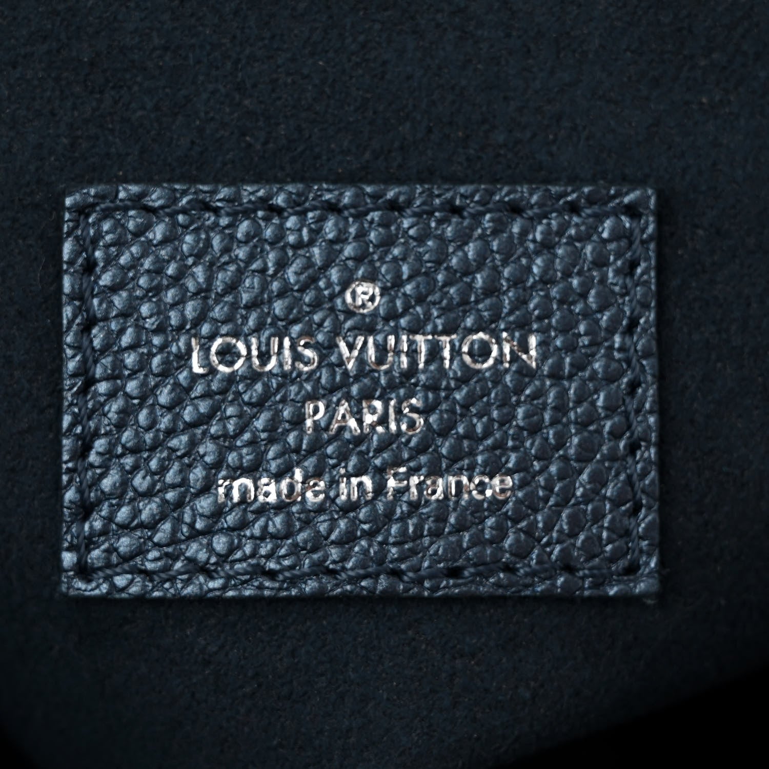 Louis Vuitton Metallic Empreinte Monogram Giant Onthego PM Navy Nacre 6 of 9