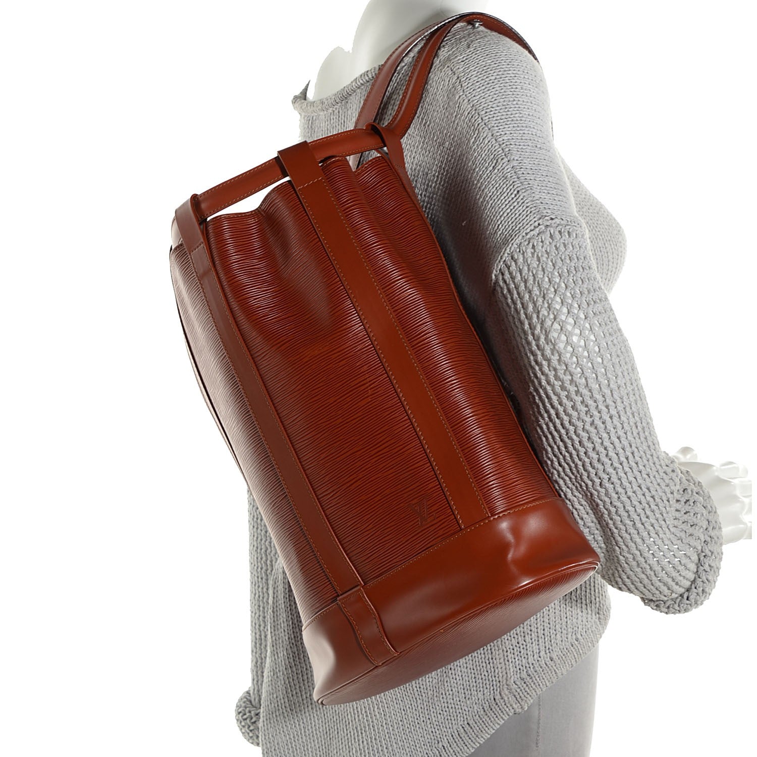 Louis Vuitton Epi Randonee PM Backpack Kenyan Fawn 2 of 6