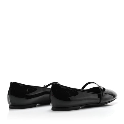 Louis Vuitton Patent Uniformes Ballerina Flat 38.5 Black 4 of 7