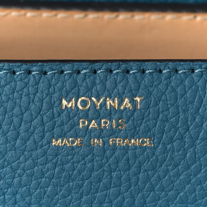 Moynat Taurillon Blush Rejane Nano Prussian Blue 5 of 7