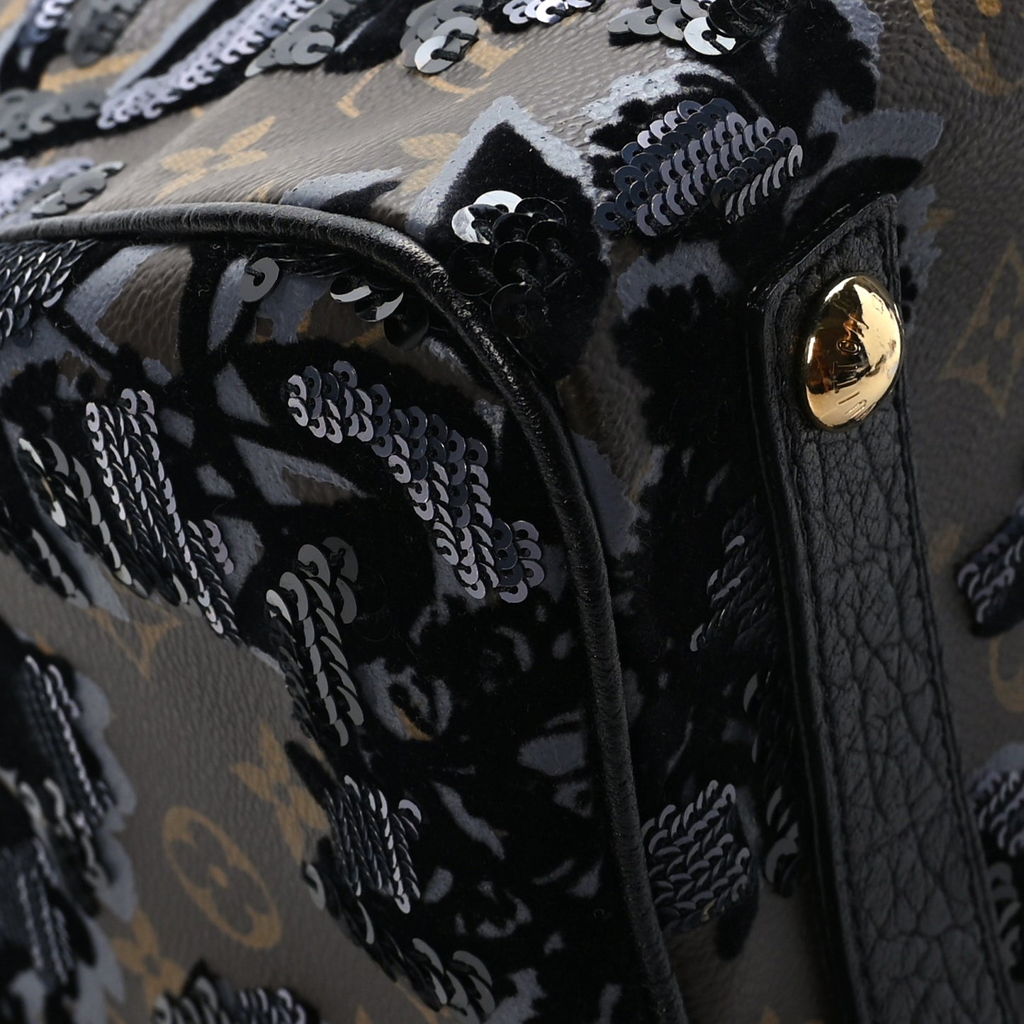 Monogram Fleur De Jais Sequins Speedy 30