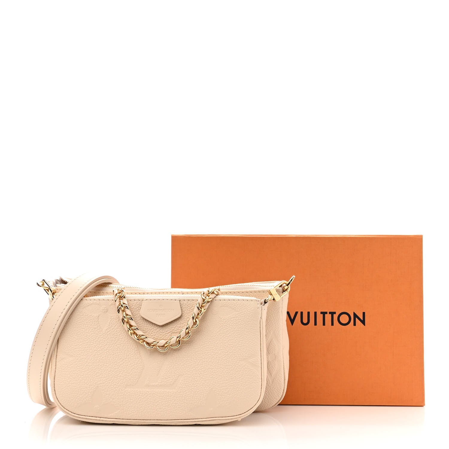 Louis Vuitton Empreinte Monogram Giant Multi Pochette Accessories Cream 11 of 11