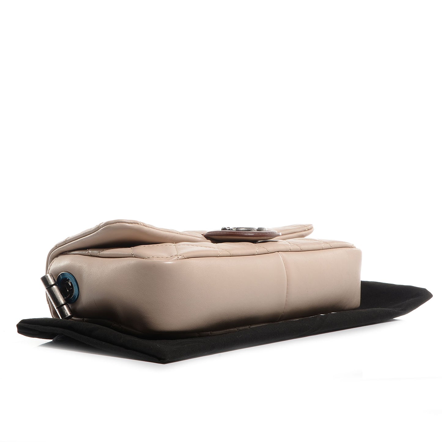 Calfskin Country Chic Flap Ecru Brown