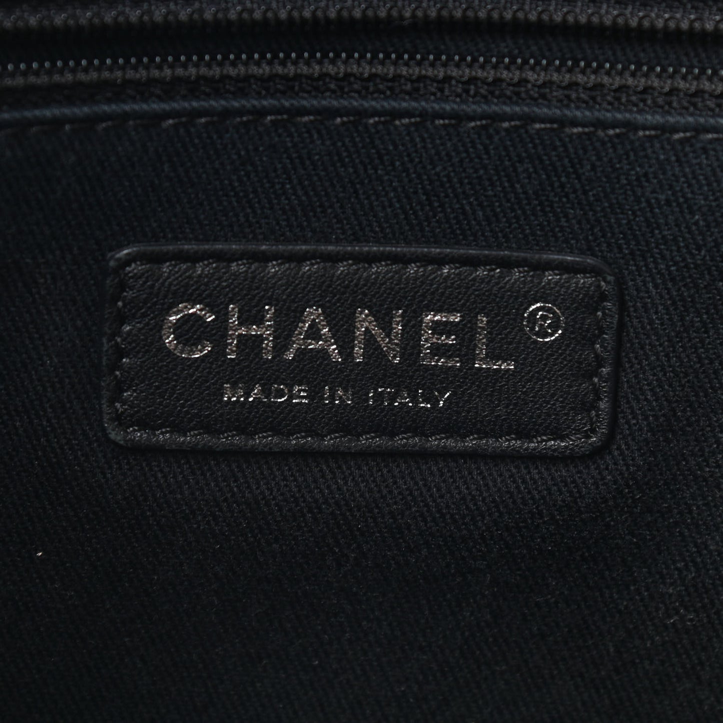 Canvas Small Deauville Tote Beige Black