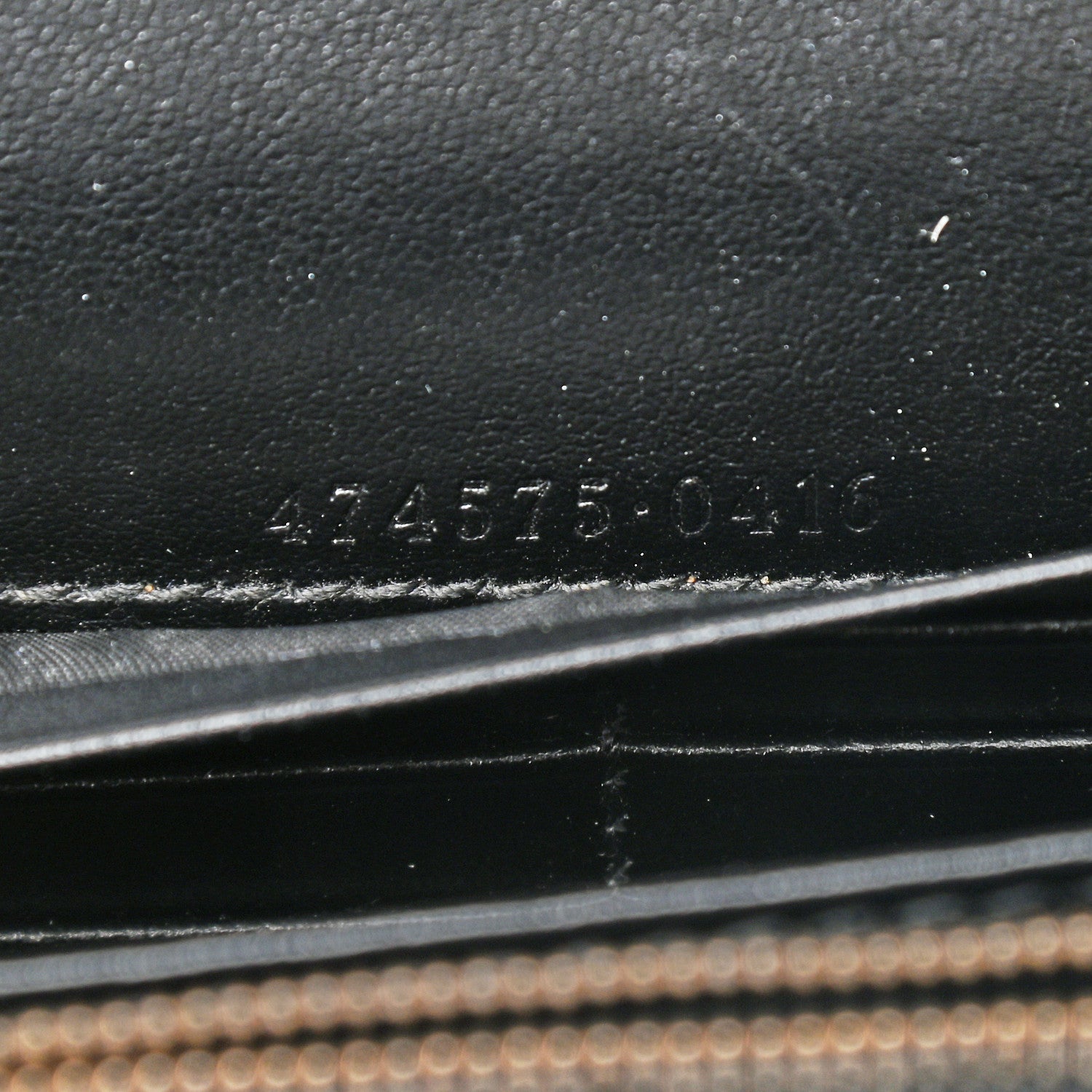 Gucci Calfskin Matelasse GG Marmont Chain Wallet Black 7 of 10