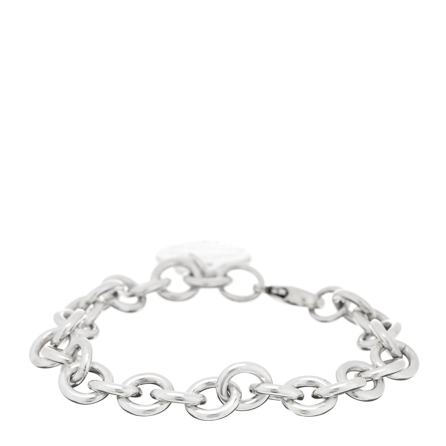 Sterling Silver Return to Tiffany Heart Tag Charm Bracelet