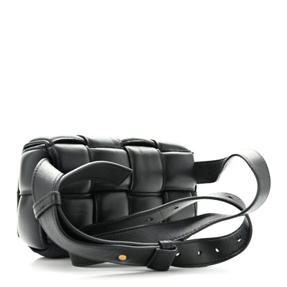 Bottega Veneta Nappa Maxi Intrecciato Padded The Belt Cassette Bag Black 2 of 11