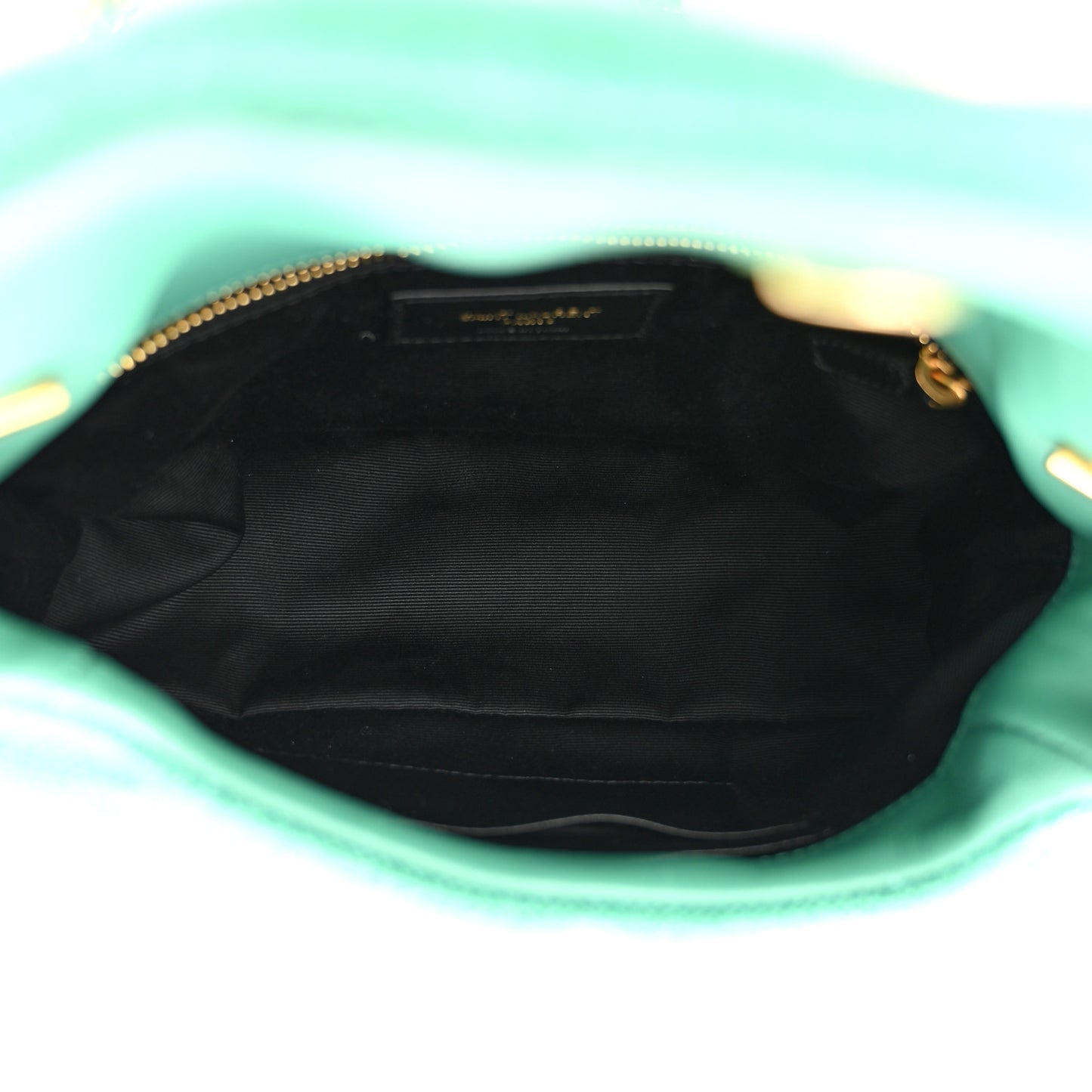 Canvas Quilted Toy Loulou Puffer Monogram Chain Satchel Basil