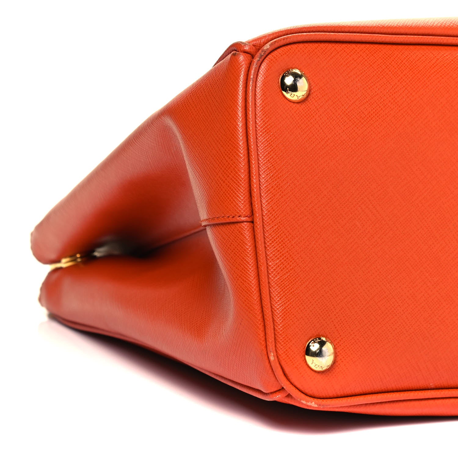 Prada Saffiano Medium Galleria Double Zip Tote Papaya 8 of 11
