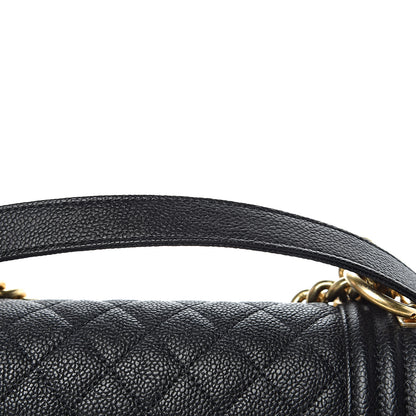 Chanel Caviar Quilted Small Boy Flap Black 12 of 13
