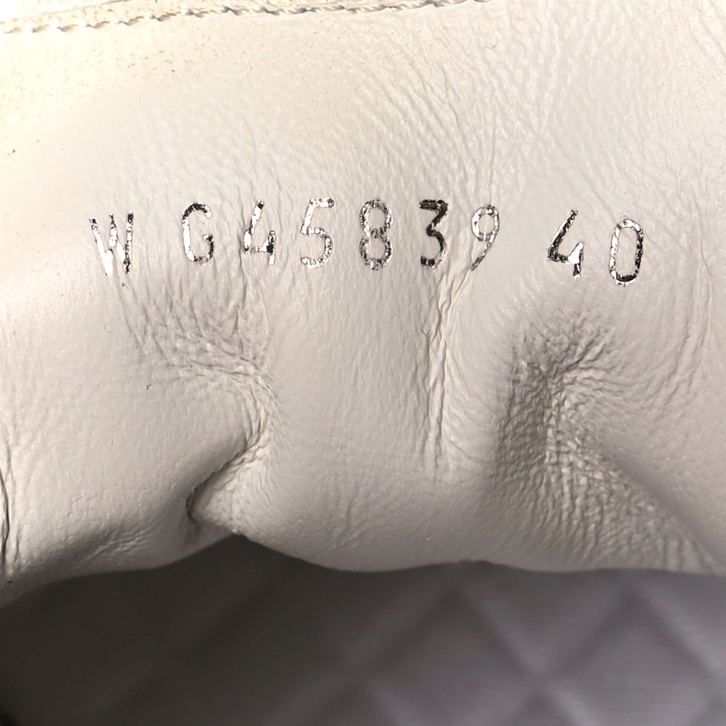 Shiny Calfskin Suede Quilted CC Logo Sneakers 40 White